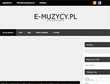 Tablet Screenshot of e-muzycy.pl